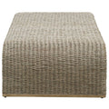 UTTERMOST CALABRIA WOVEN SEAGRASS COFFEE TABLE - Coffee