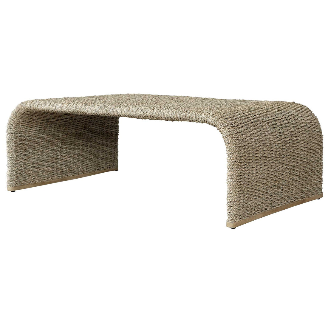 UTTERMOST CALABRIA WOVEN SEAGRASS COFFEE TABLE - Coffee