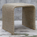 UTTERMOST CALABRIA WOVEN SEAGRASS END TABLE - Side