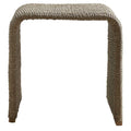 UTTERMOST Calabria Woven Seagrass End Table - Side