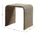 UTTERMOST CALABRIA WOVEN SEAGRASS END TABLE - Side