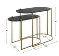 UTTERMOST AZTEC NESTING TABLES - Side