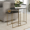 UTTERMOST Aztec Nesting Tables Set Of 2 - Side