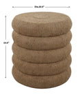 UTTERMOST CAPITAN BRAIDED SIDE TABLE - Side