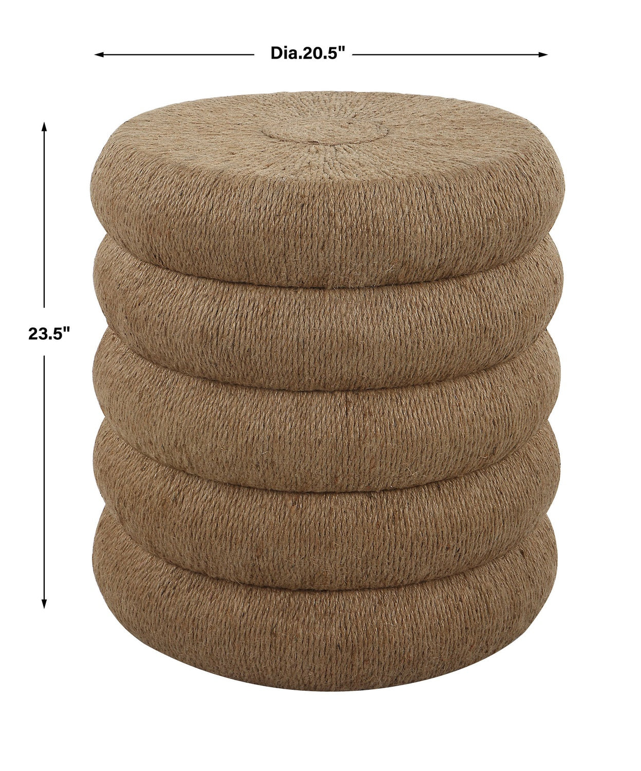 UTTERMOST CAPITAN BRAIDED SIDE TABLE - Side