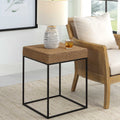 UTTERMOST LARAMIE RUSTIC ACCENT TABLE - Side