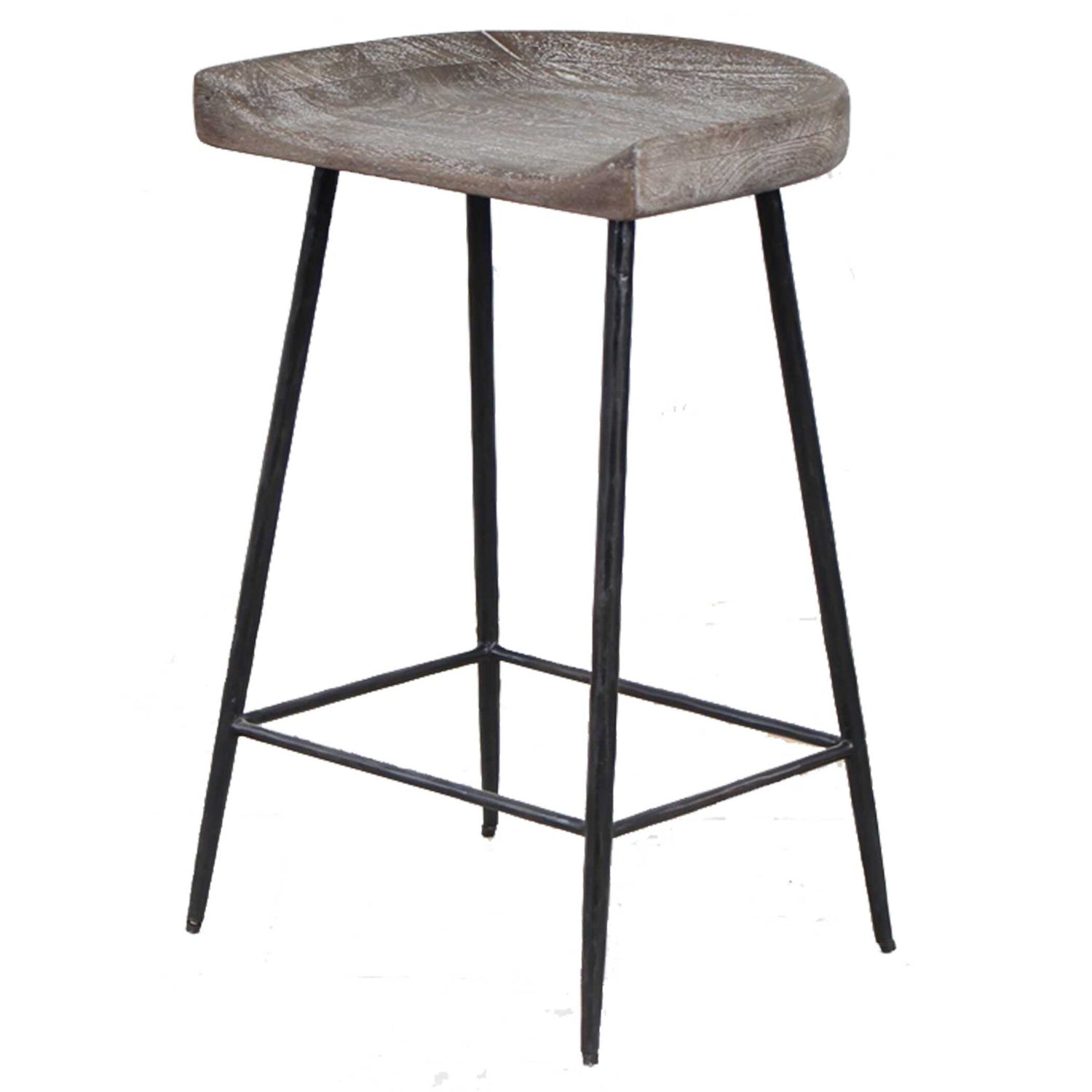 UTTERMOST Cordova Carved Counter Stool - Benches, Ottoman, Stools