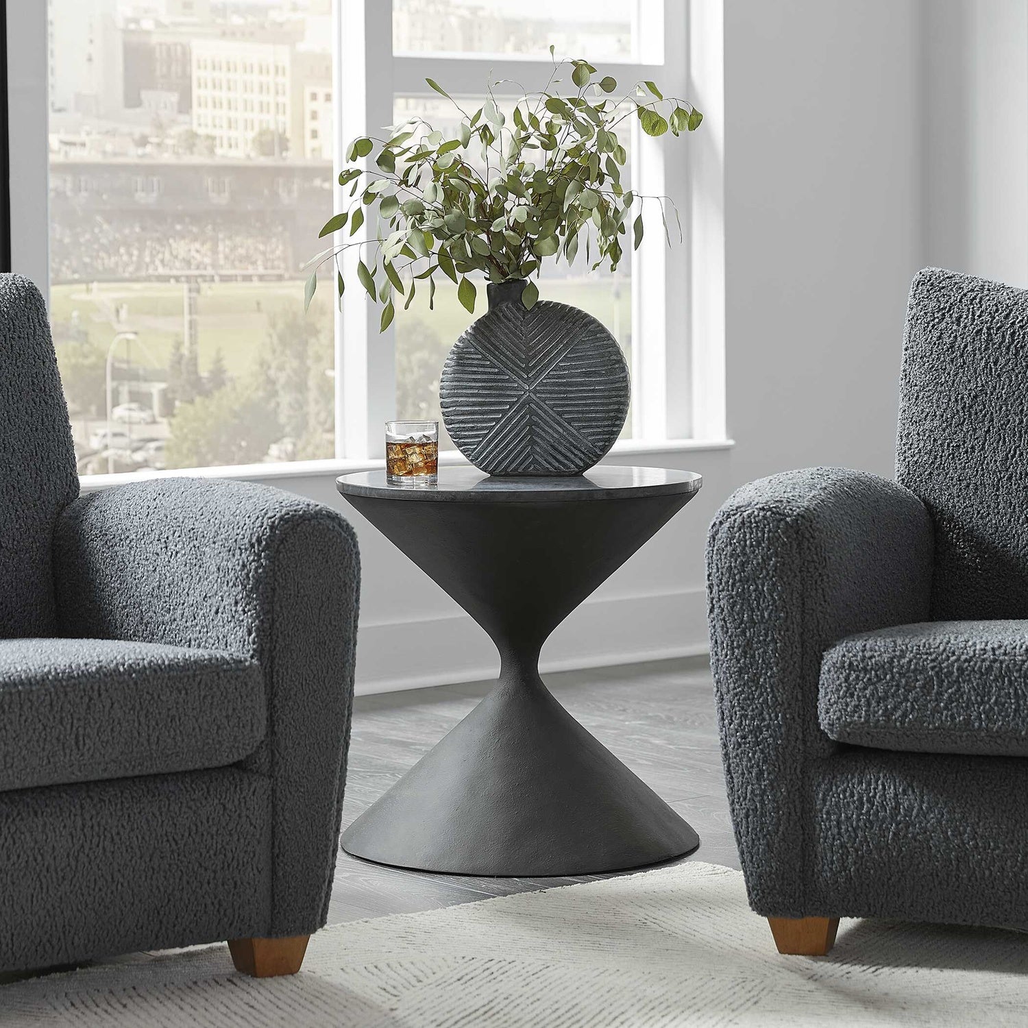 UTTERMOST Time's Up Shaped Side Table - Side
