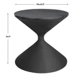 UTTERMOST TIME'S UP SHAPED SIDE TABLE - Side
