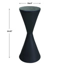 UTTERMOST TIME'S UP SHAPED DRINK TABLE - Side
