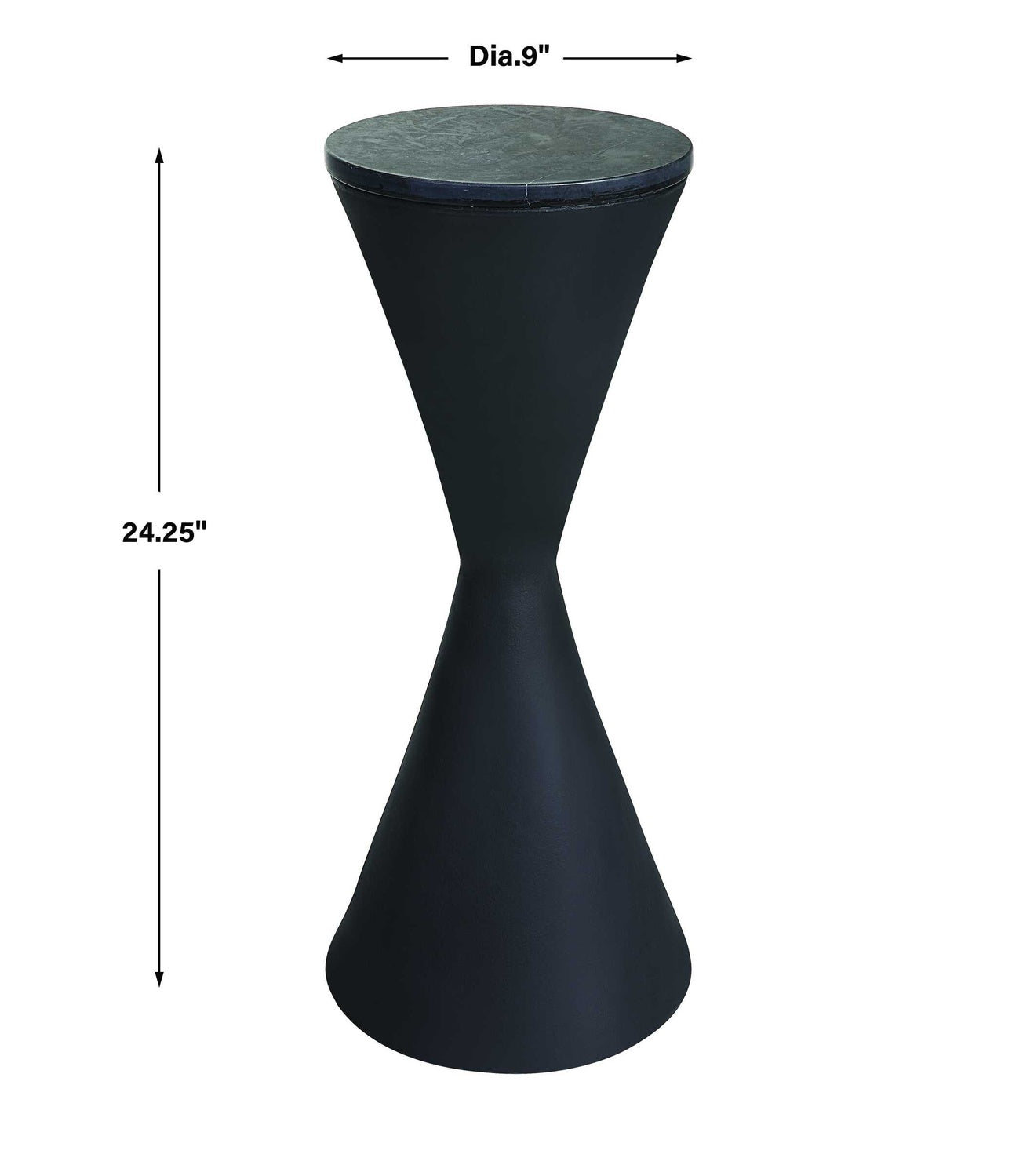 UTTERMOST Time's Up Shaped Drink Table - Side