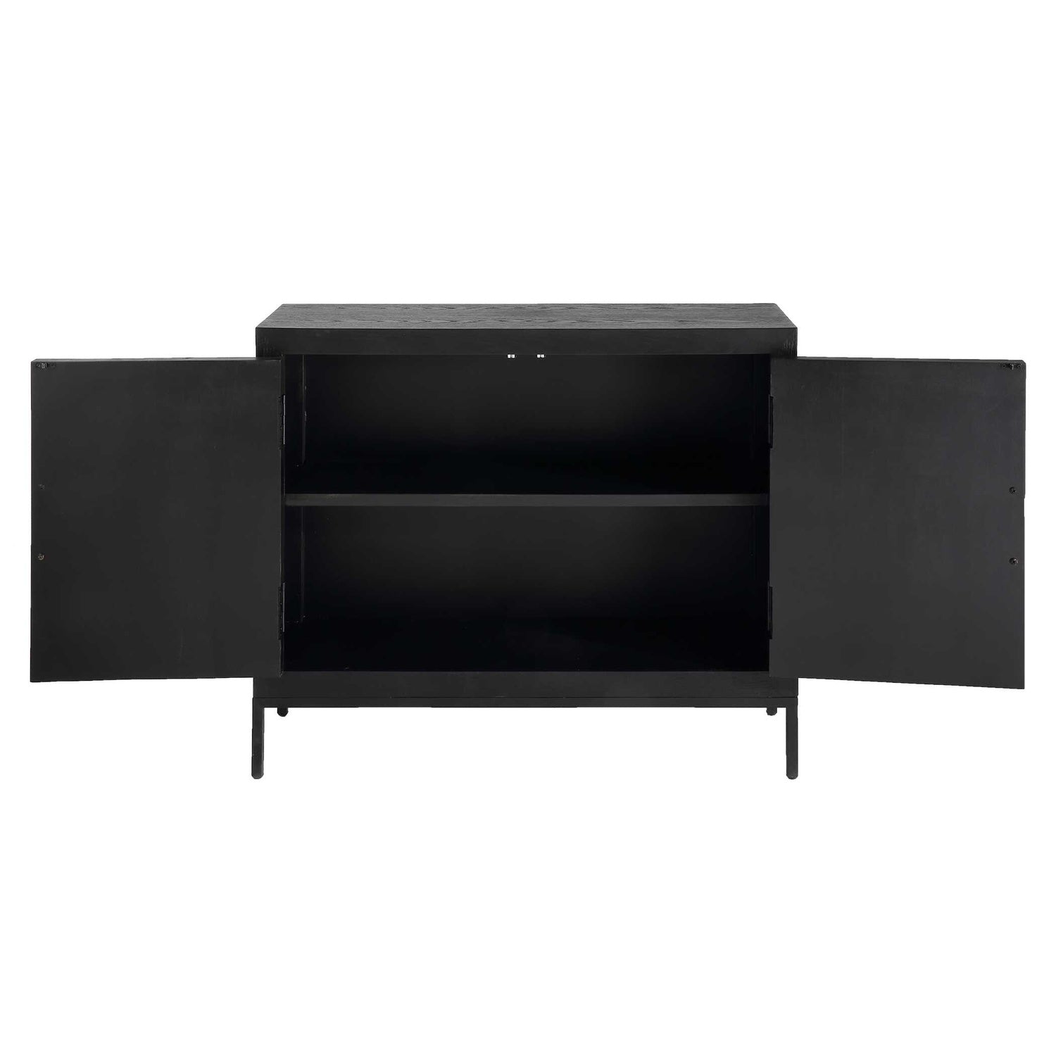 UTTERMOST FRONT RANGE 2 DOOR CABINET - Cabinets & Bar