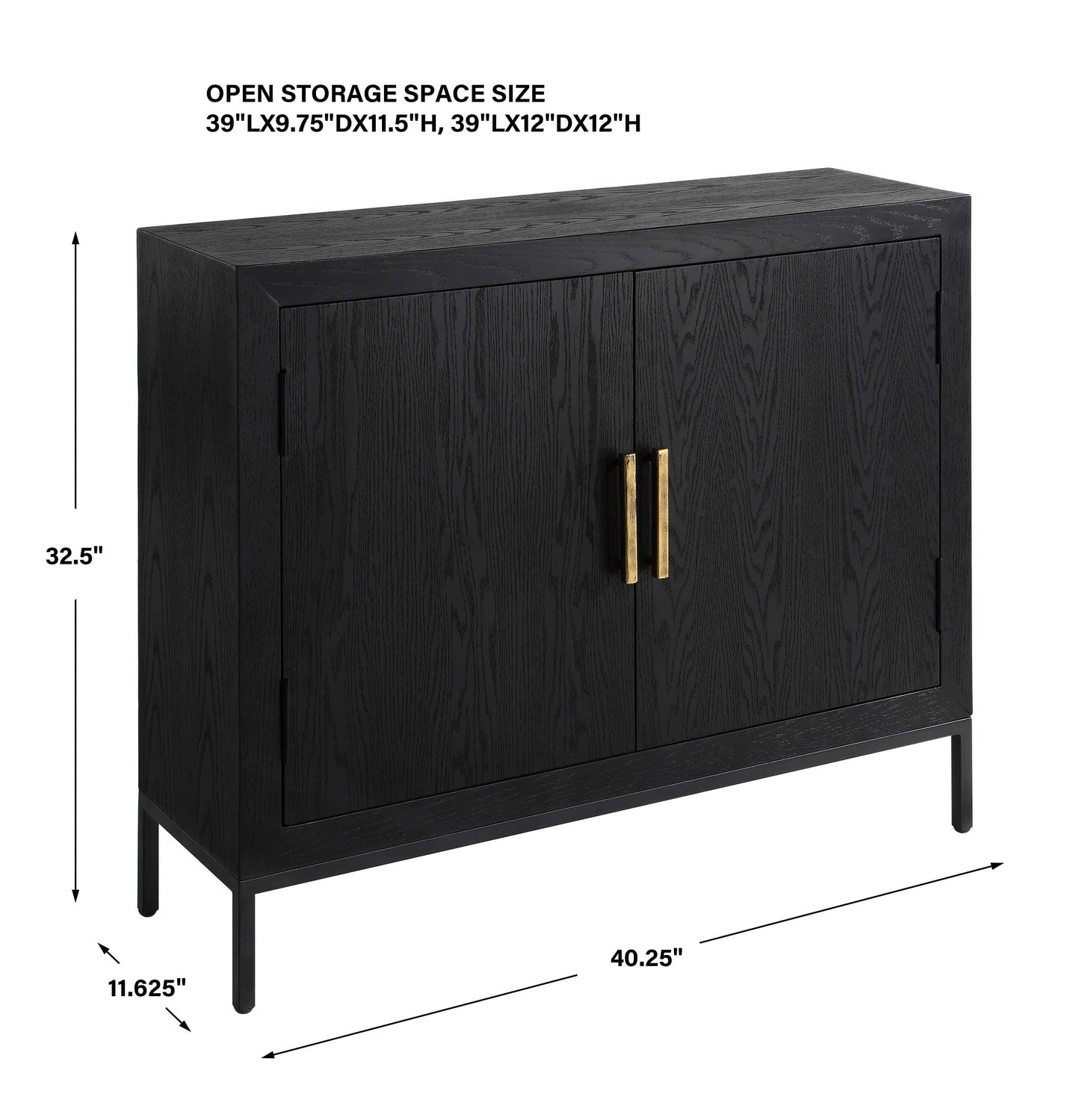 UTTERMOST Front Range 2 Door Cabinet - Cabinets & Bar