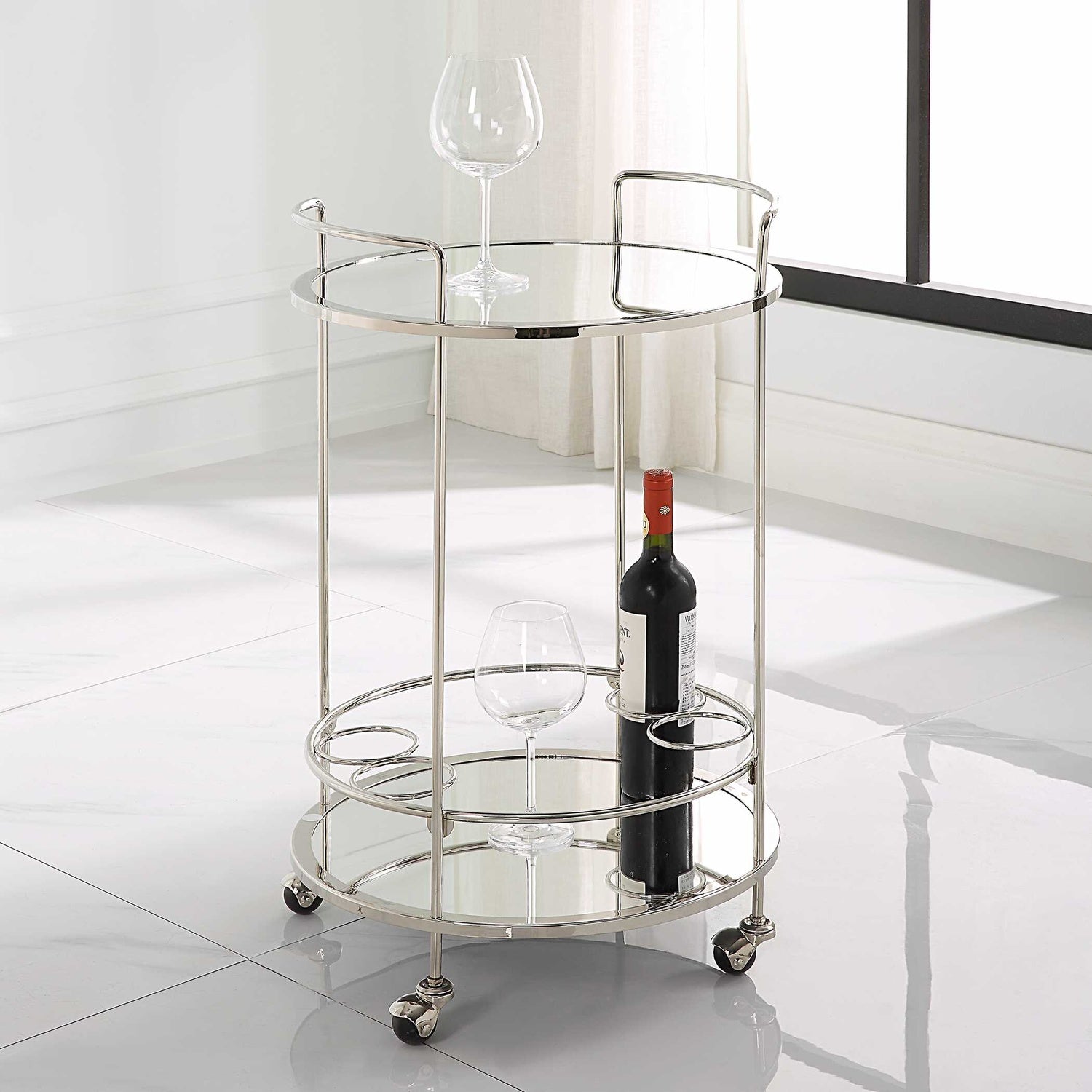 UTTERMOST SPRITZ BAR CART - Cabinets & Bar