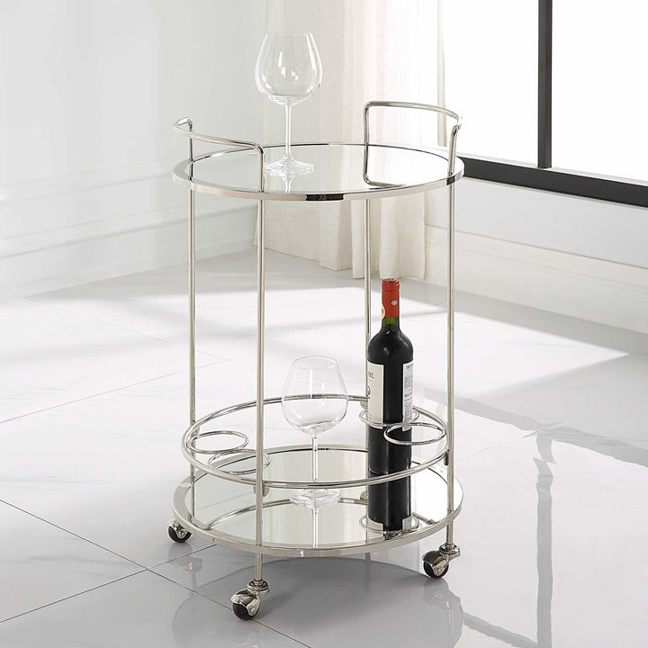 UTTERMOST SPRITZ BAR CART - Cabinets & Bar