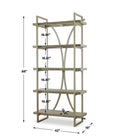 UTTERMOST Sway Soft Etagere - Cabinets & Bar