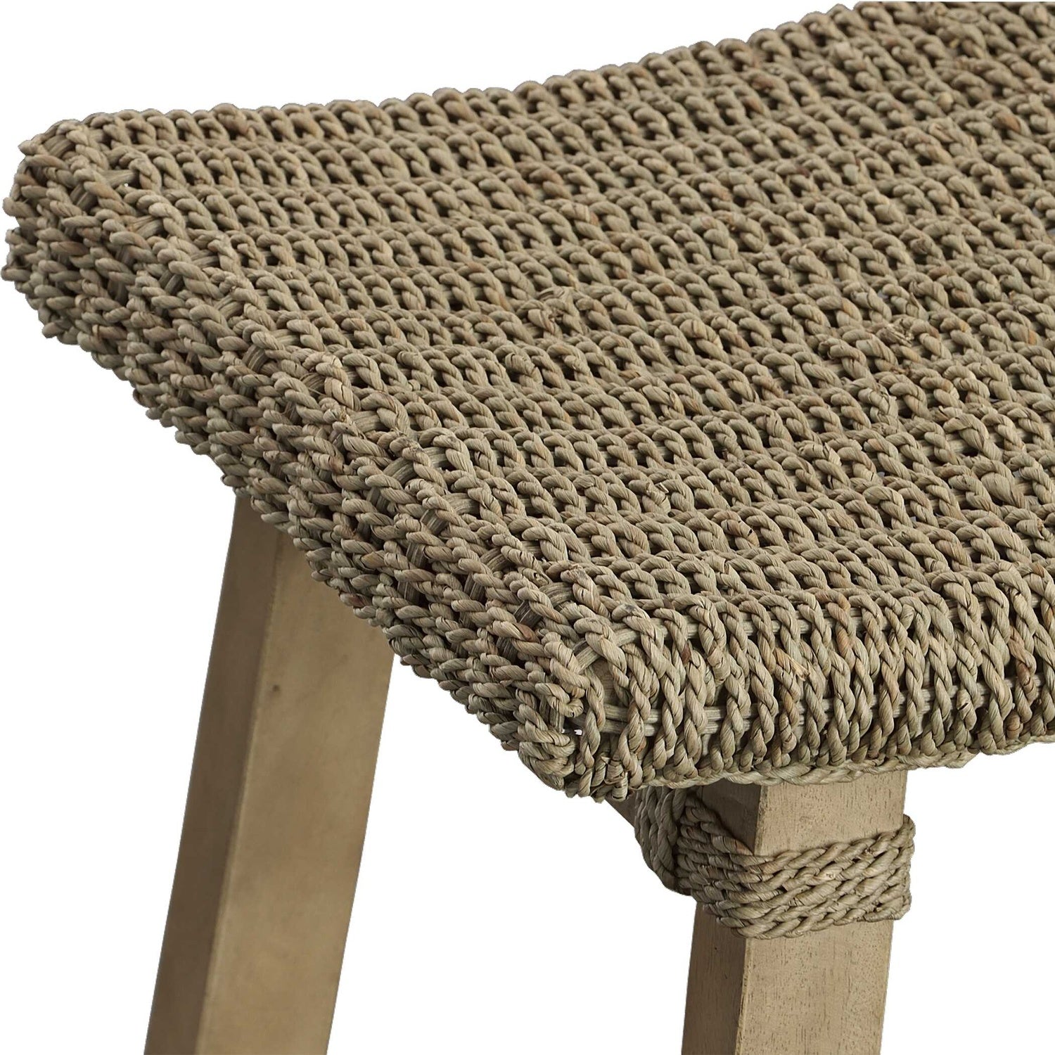 UTTERMOST Everglade Sea Grass Counter Stool - Benches, Ottoman, Stools