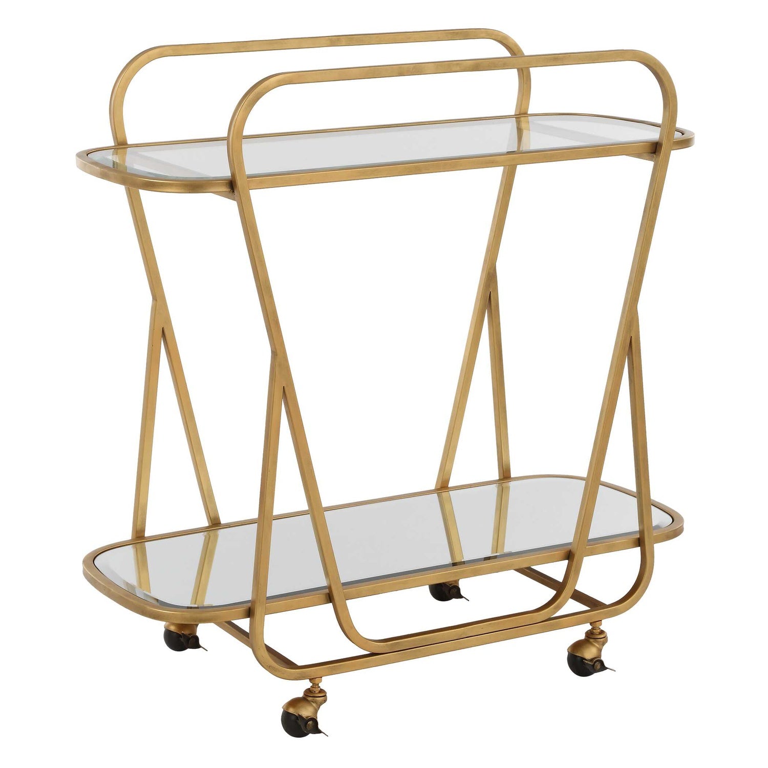 UTTERMOST Swain Serving Cart - Cabinets & Bar