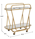 UTTERMOST Swain Serving Cart - Cabinets & Bar