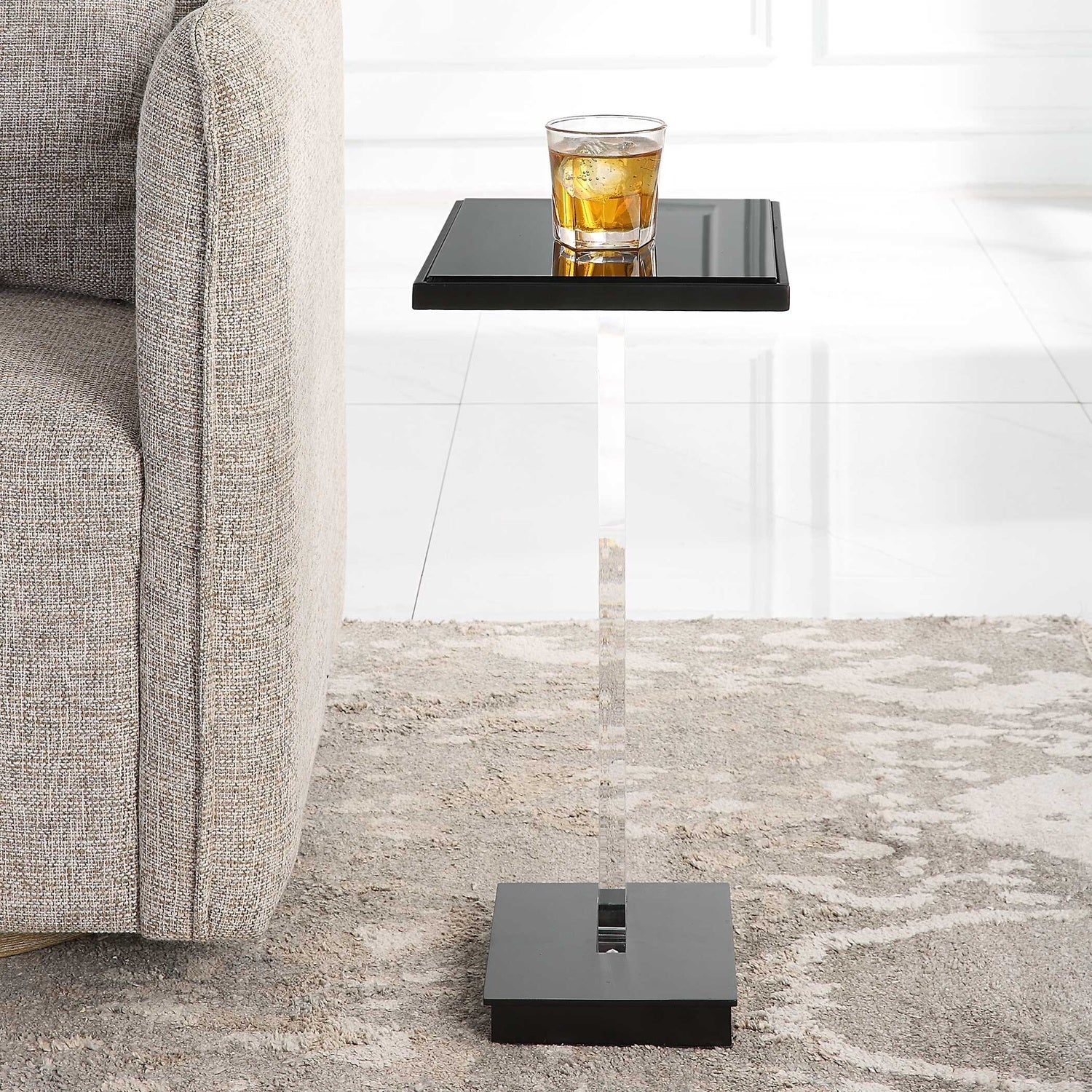 UTTERMOST Angle Contemporary Accent Table - Side