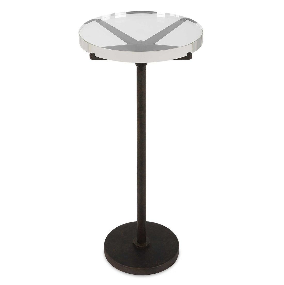 UTTERMOST FORGE INDUSTRIAL ACCENT TABLE - Side