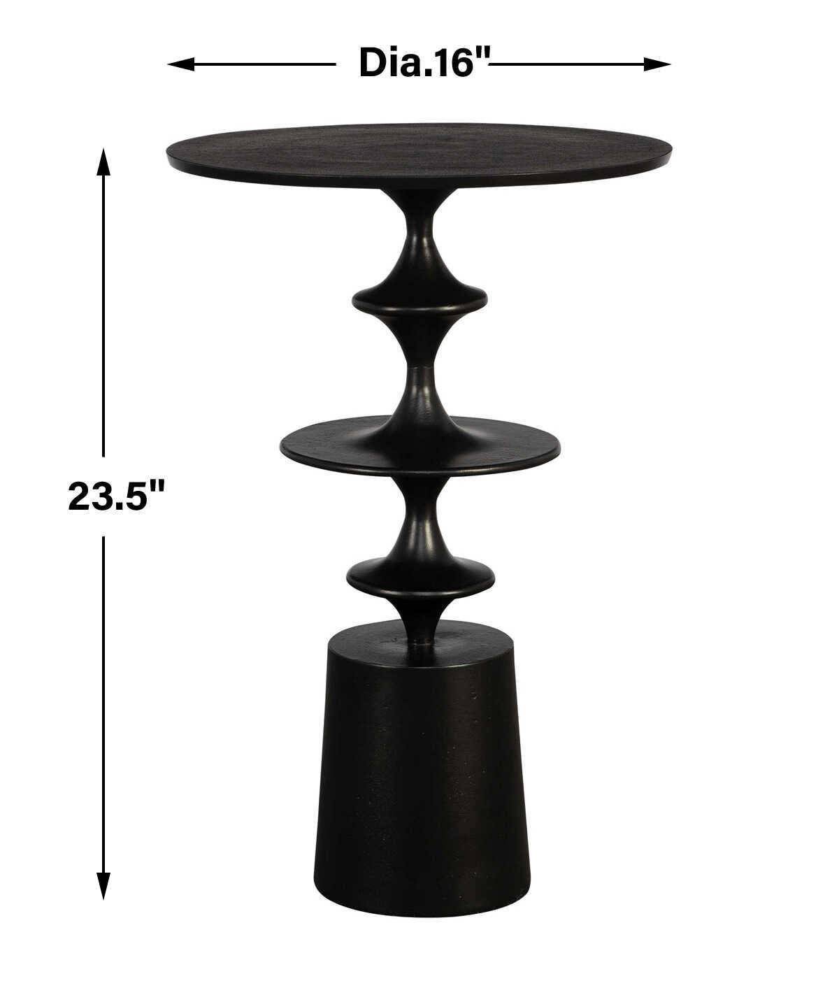 UTTERMOST FLIGHT ACCENT TABLE - Side