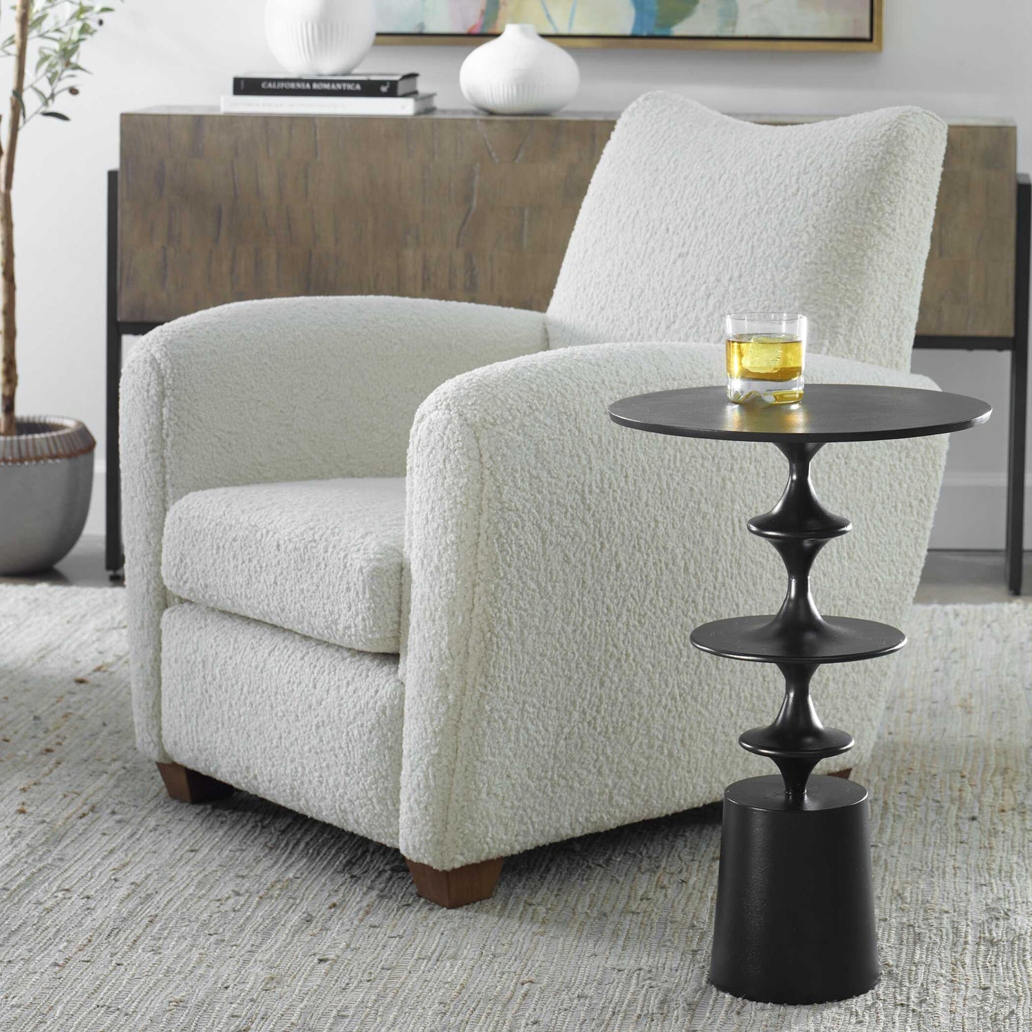 UTTERMOST FLIGHT ACCENT TABLE - Side