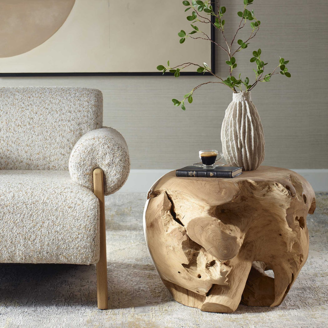 UTTERMOST Sola Handcrafted Side Table - Side
