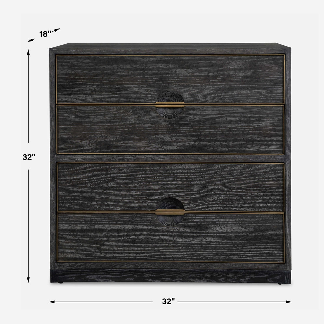 UTTERMOST BESOS 4 DRAWER CHEST - Benches, Ottoman, Stools