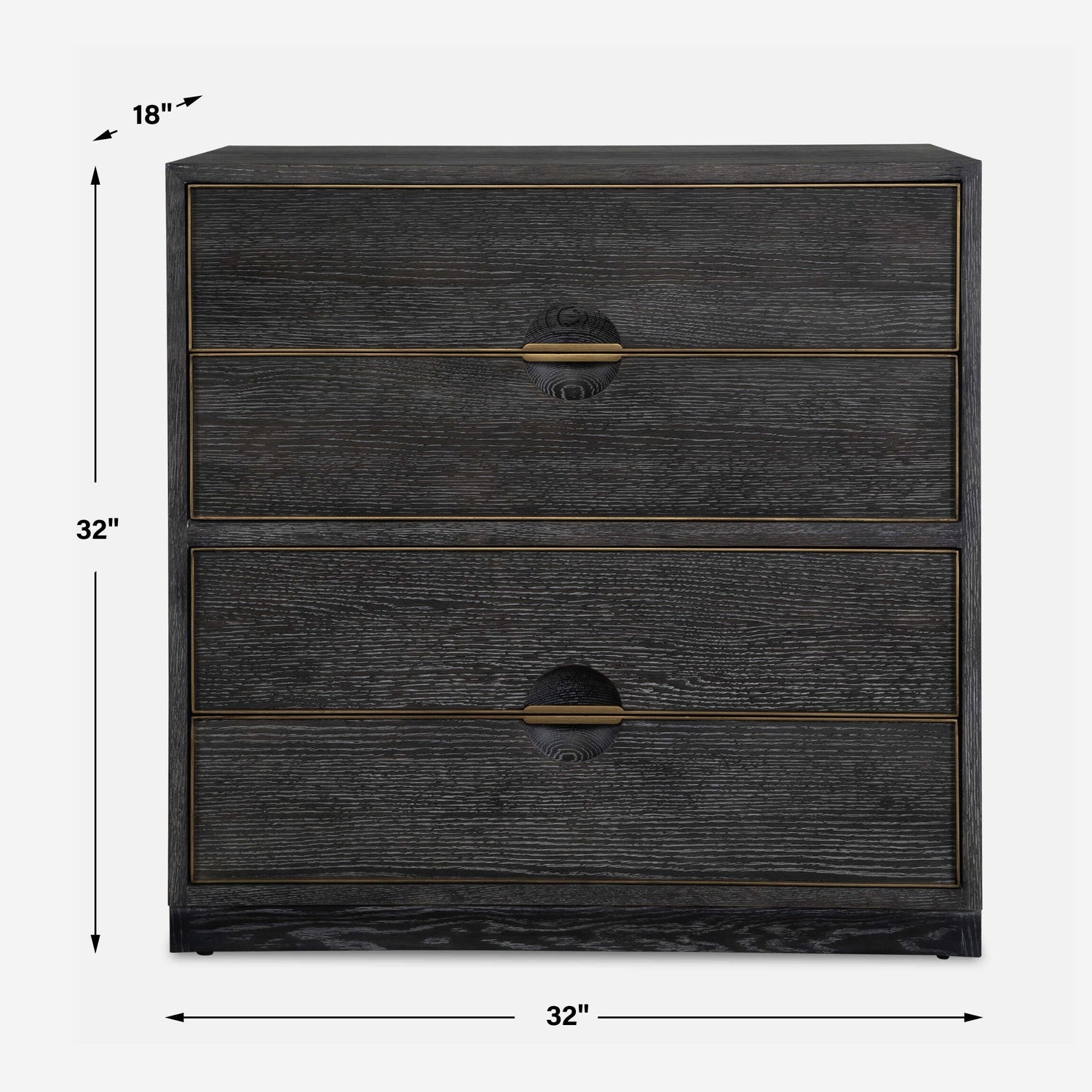 UTTERMOST Besos 4 Drawer Chest - Benches, Ottoman, Stools