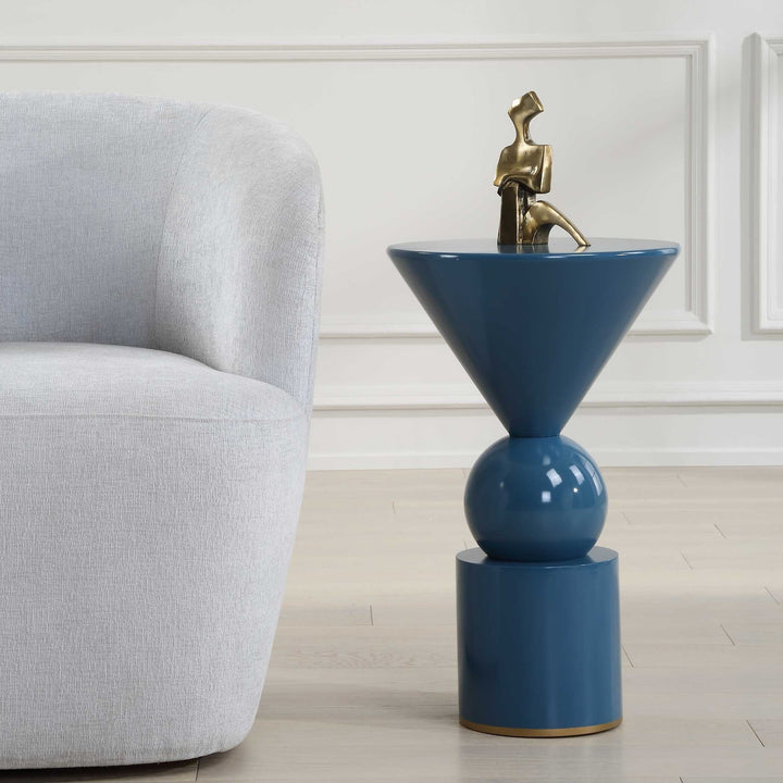 UTTERMOST TRIG ACCENT TABLE - Side