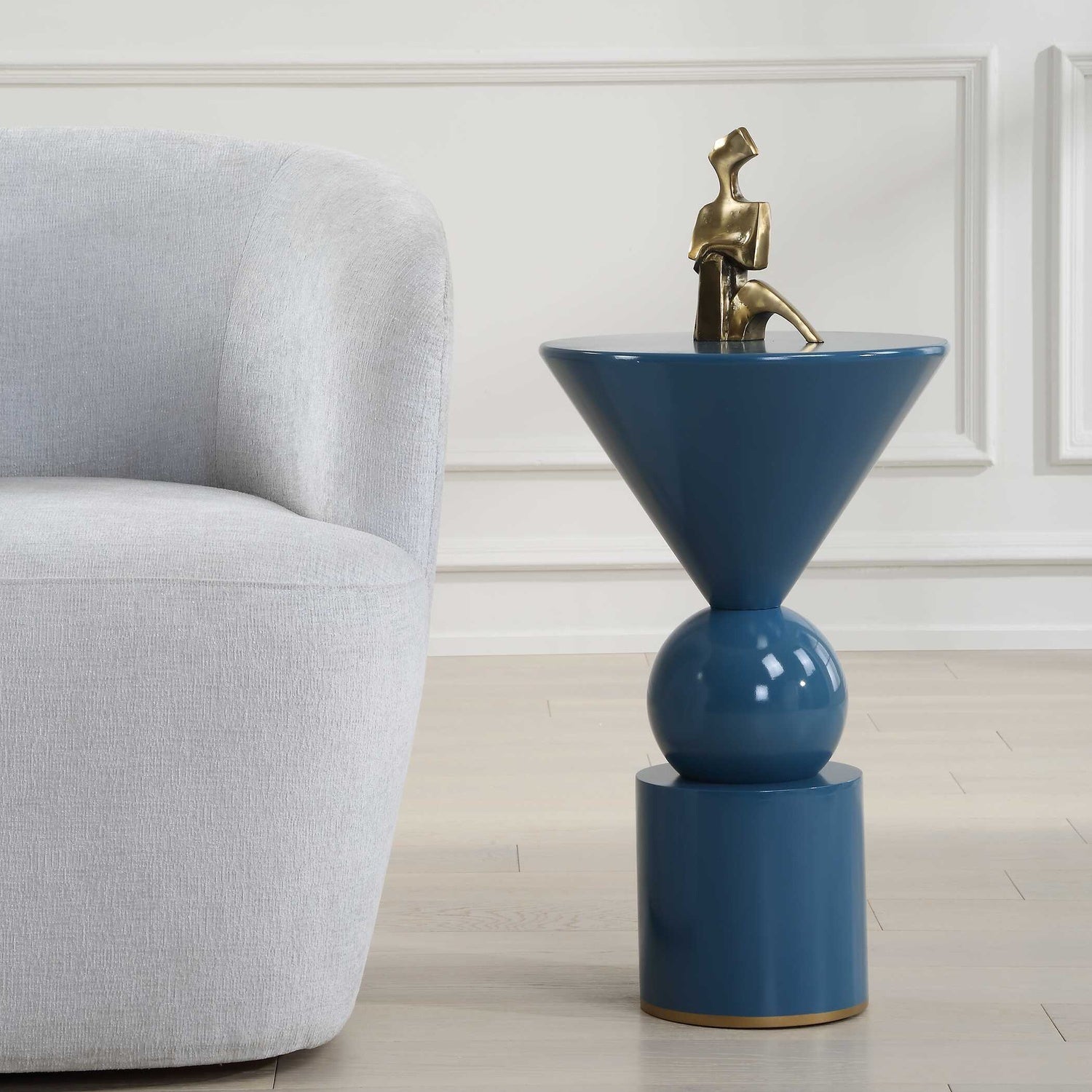 UTTERMOST Trig Accent Table - Side