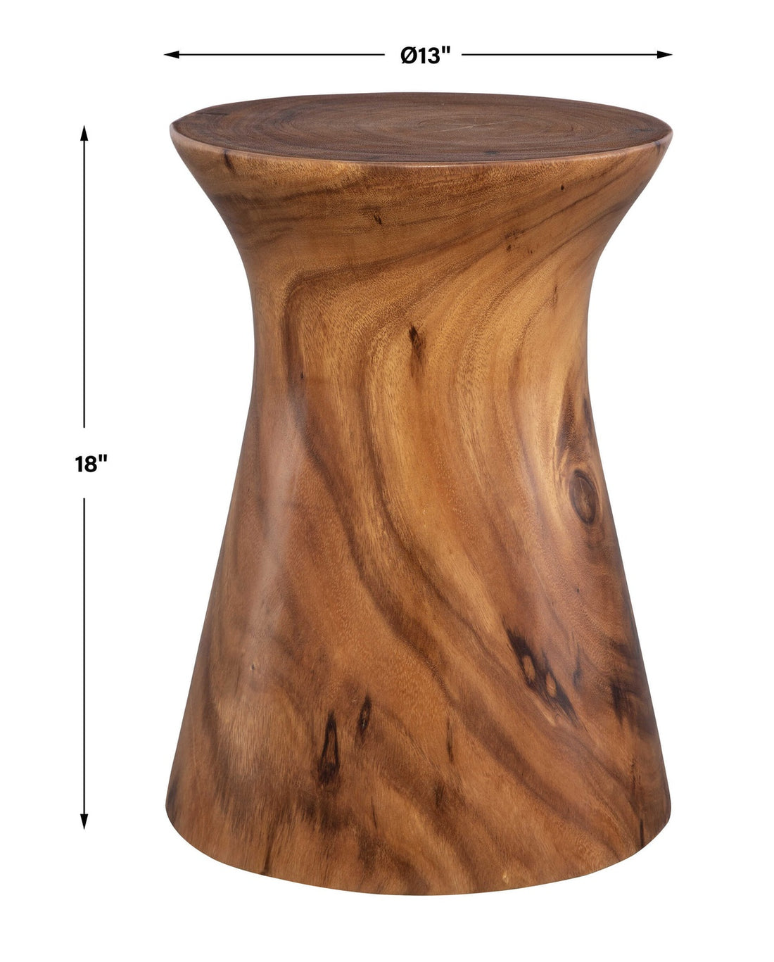 UTTERMOST SWELL ACCENT TABLE - Side