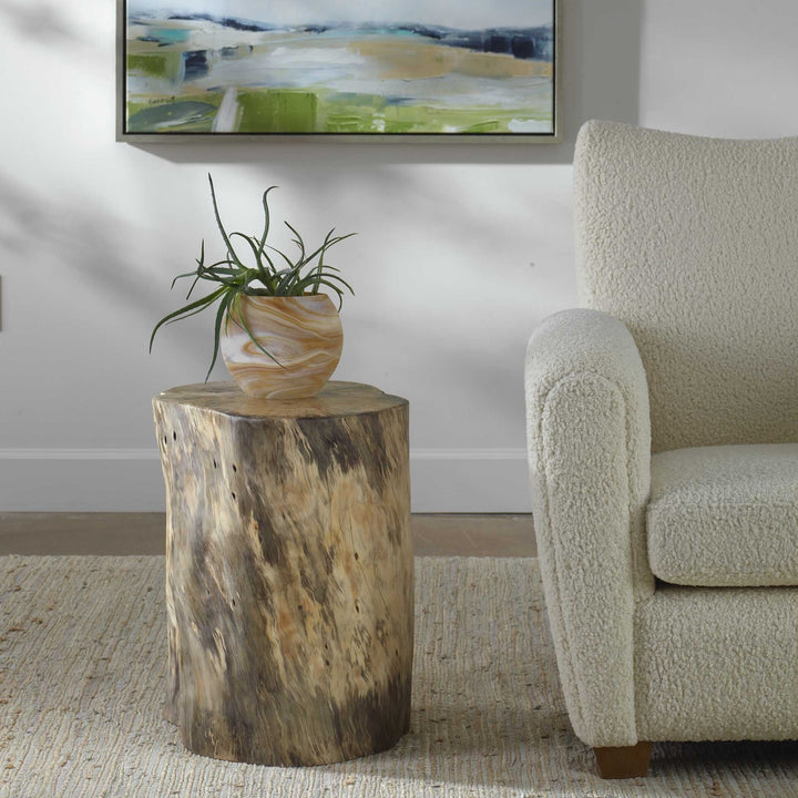 UTTERMOST Habitat Accent Stool - Benches, Ottoman, Stools