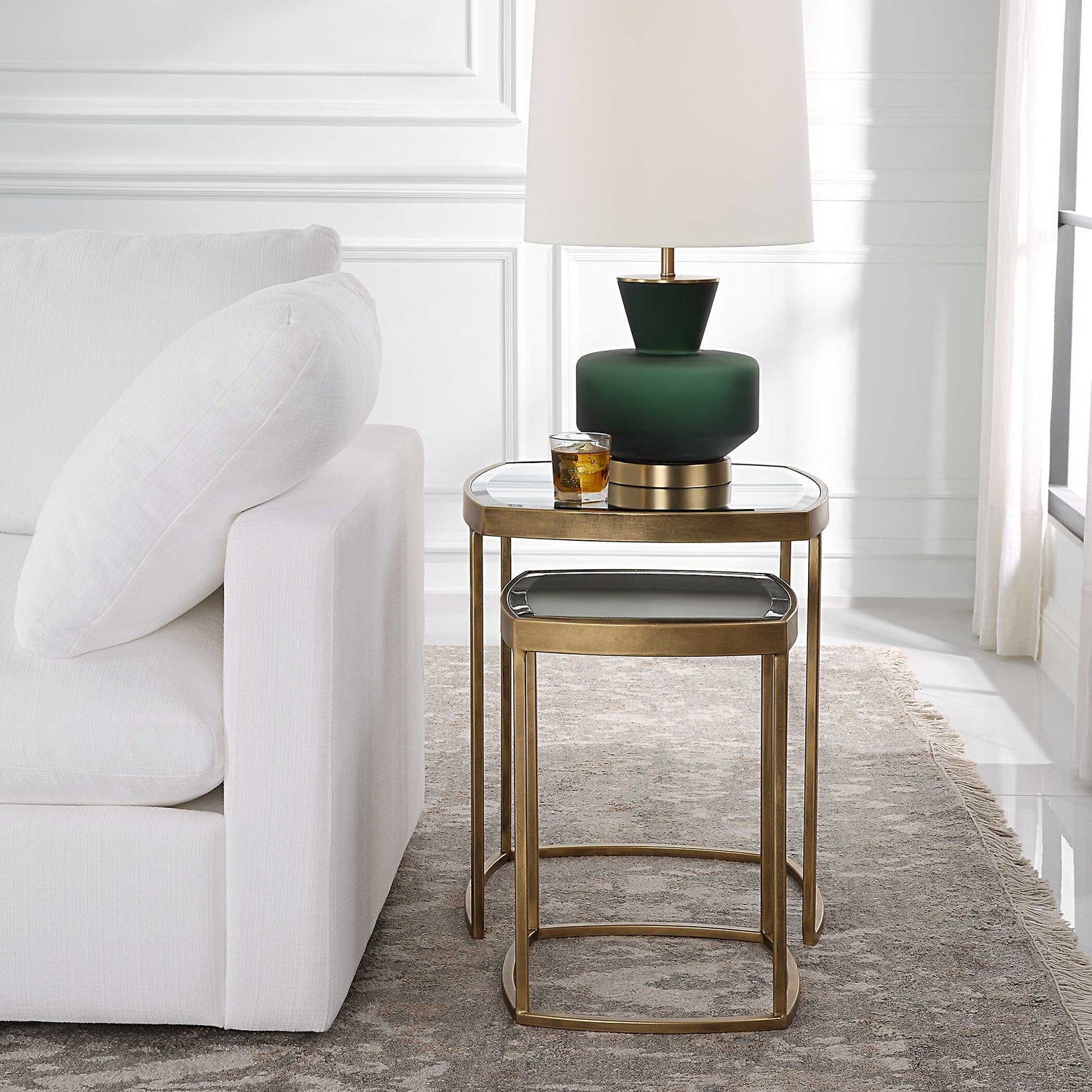 UTTERMOST VISTA NESTING TABLES - Side