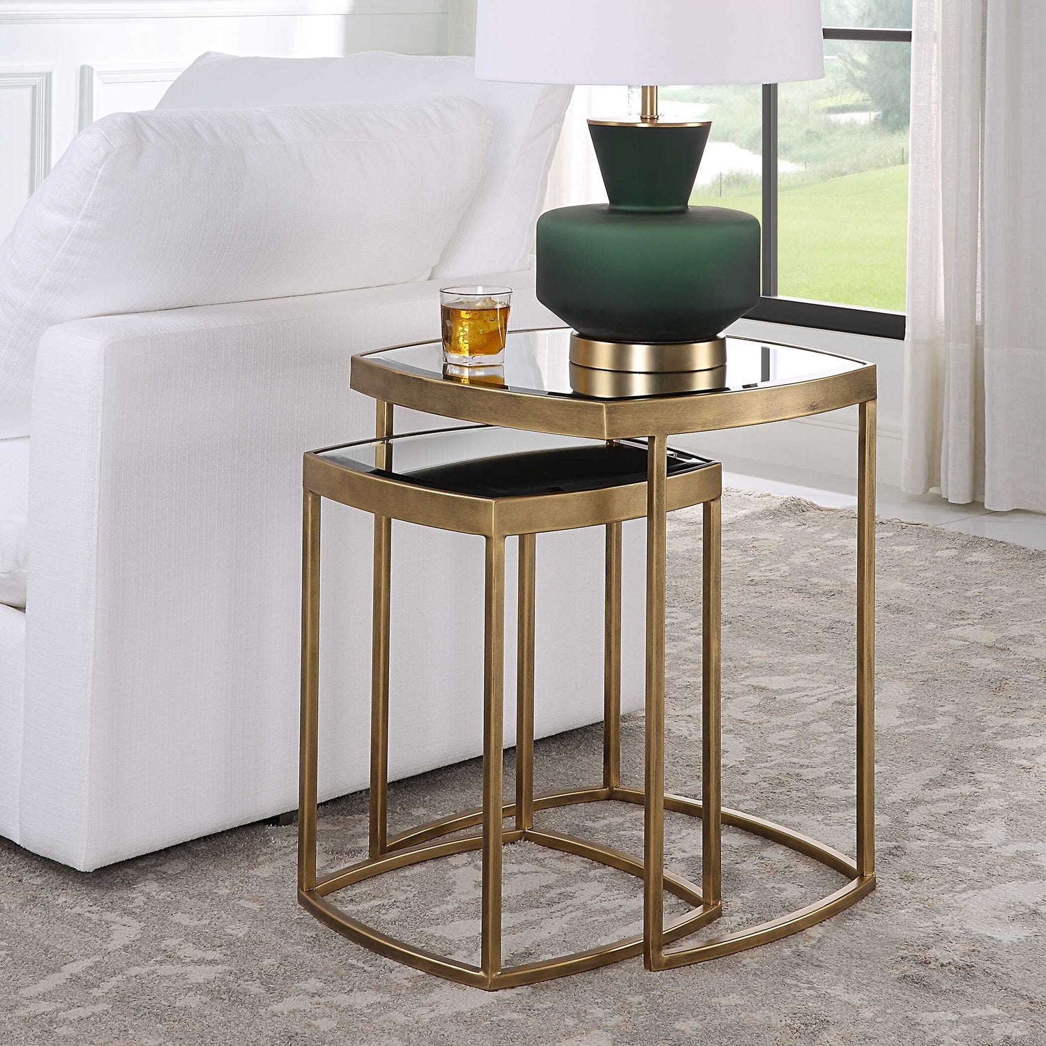 UTTERMOST VISTA NESTING TABLES - Side
