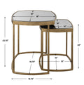 UTTERMOST Vista Nesting Tables Set Of 2 - Side