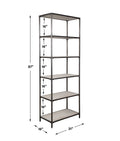 UTTERMOST BALDWIN INDUSTRIAL ETAGERE - Cabinets & Bar