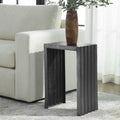UTTERMOST IN THE GROOVE ALUMINUM ACCENT TABLE - Side