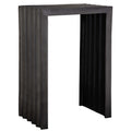 UTTERMOST IN THE GROOVE ALUMINUM ACCENT TABLE - Side