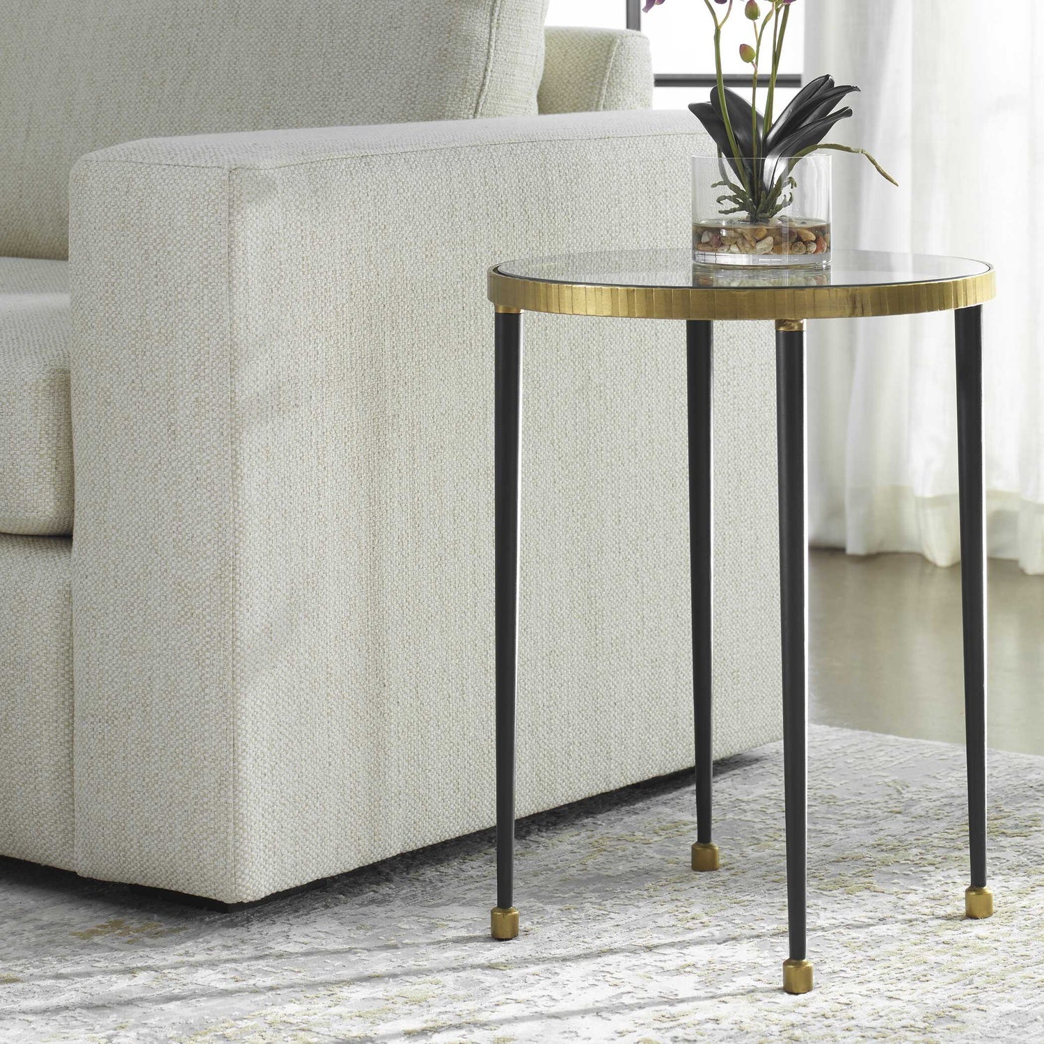 UTTERMOST STILETTO ANTIQUE SIDE TABLE - Side
