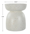 UTTERMOST INHALE CAST ACCENT TABLE - Side