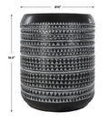 UTTERMOST CUTTING EDGE TRIBAL ACCENT TABLE - Side