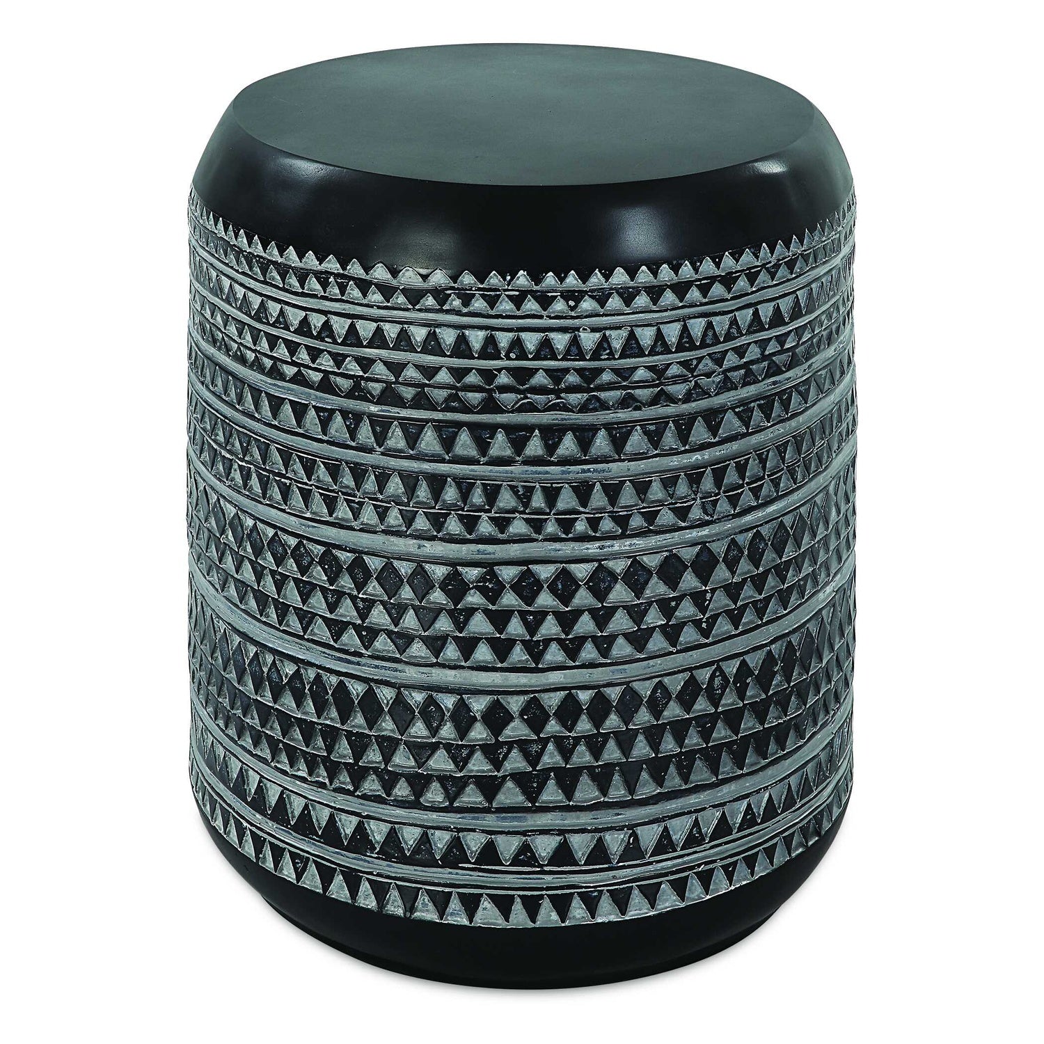 UTTERMOST CUTTING EDGE TRIBAL ACCENT TABLE - Side