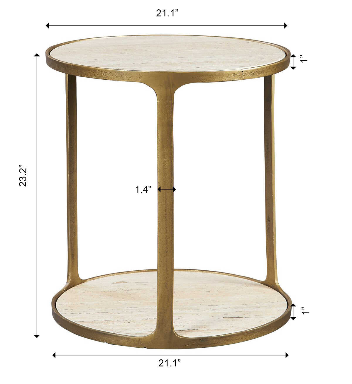 UTTERMOST Clench Side Table - Side