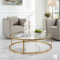 UTTERMOST Radius Modern Circular Coffee Table - Coffee