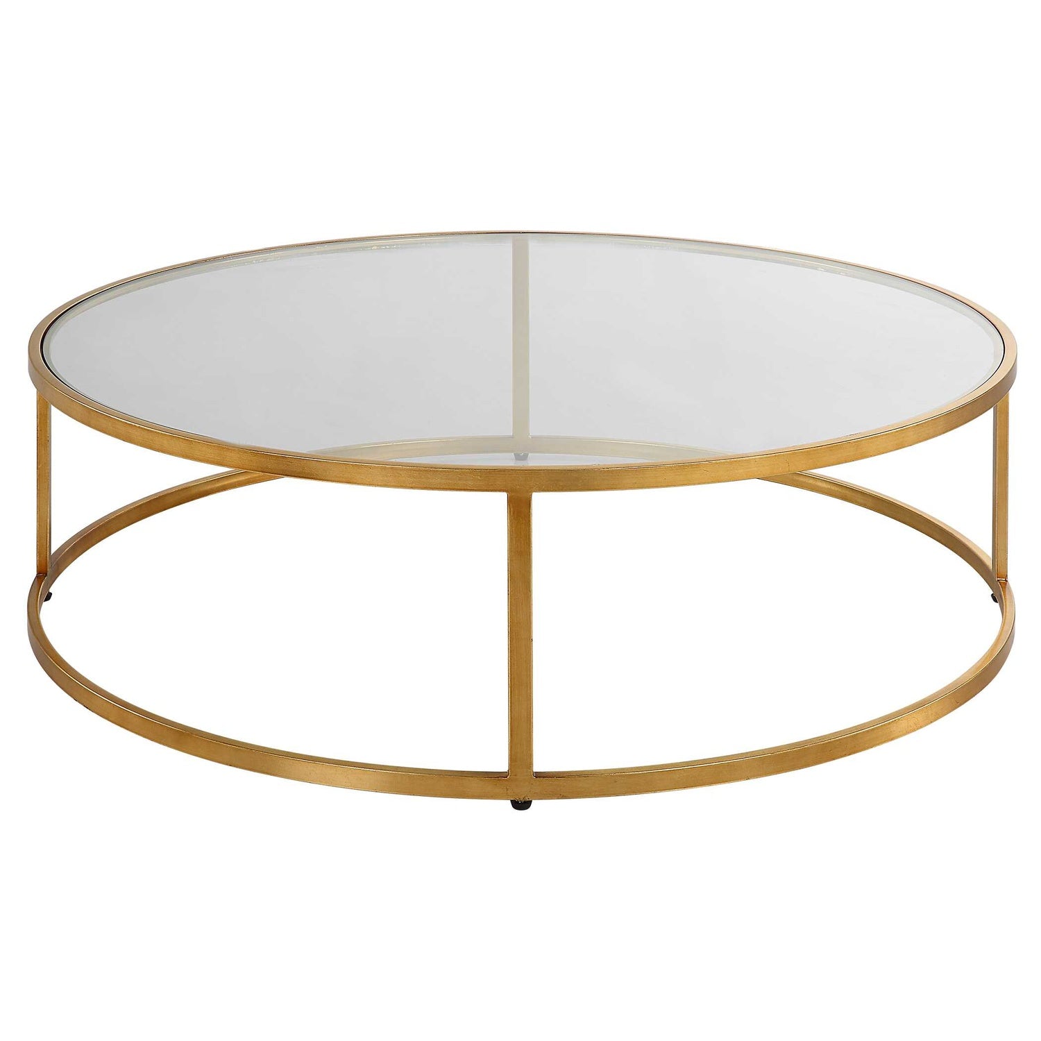 UTTERMOST Radius Modern Circular Coffee Table - Coffee