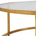 UTTERMOST RADIUS MODERN CIRCULAR COFFEE TABLE - Coffee