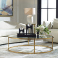 UTTERMOST RADIUS MODERN CIRCULAR COFFEE TABLE - Coffee