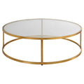 UTTERMOST RADIUS MODERN CIRCULAR COFFEE TABLE - Coffee